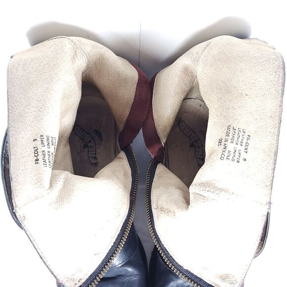 Freebird By Steven Women’s Colt US9 Black Leather Distressd Strappy Biker Boots - Picture 11 of 15